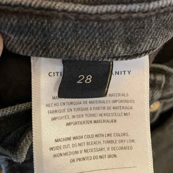 Citizens Of Humanity Midnight Blue Cropped Jeans - Picture 6 of 9